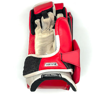 Bauer Supreme Mach - Bloqueur de gardien de but Pro Stock d'occasion (rouge/blanc/noir)